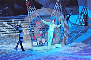 Ice show production onboard cruise ship