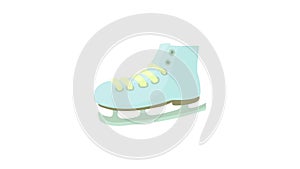 Ice skate icon animation