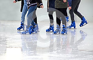 Ice skating