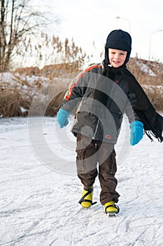 Ice skating