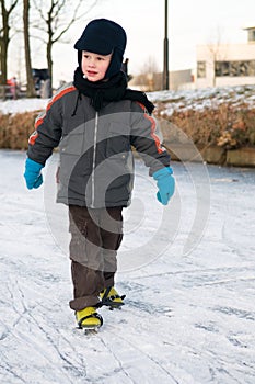 Ice skating