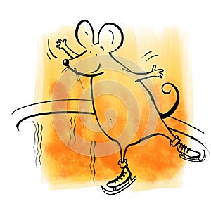 Ice skating  Mouse