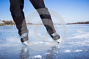 Ice skating