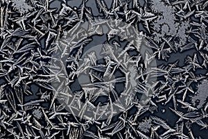 Ice texture macro blue broken cold