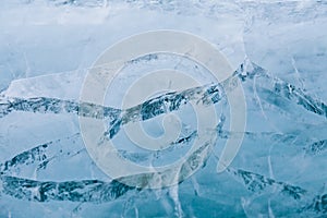 Ice texture original beautiful blue design pattern