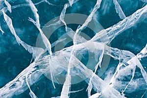 Ice texture original beautiful blue design pattern