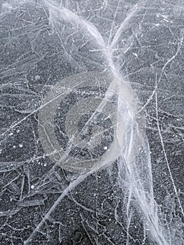 Ice texture, winter background