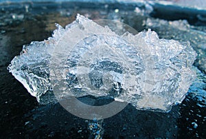 Ice. Texture. Winter.Cristall. Eco. Transparent. Ecology. photo