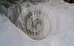 Ice thaws.Background.