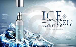 Ice toner ad light blue