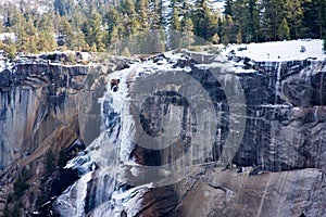 Ice on Vernal Falls