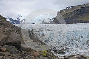 Ice wall landscape photo