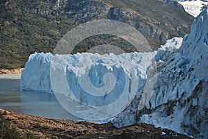 An ice wall photo
