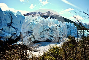 An ice wall photo