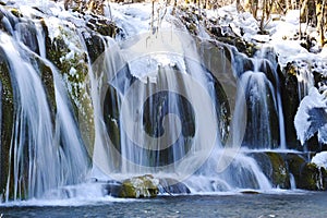 Ice waterfall