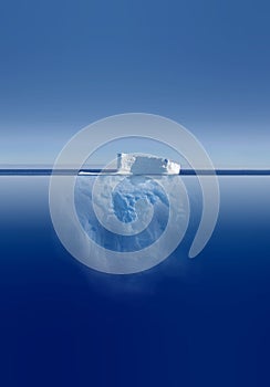 Iceberg Above And Below photo