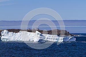 Iceberg along the Newfoundland coastline