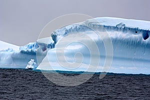 Iceberg in the bay on the Danco Coast in Antarctica