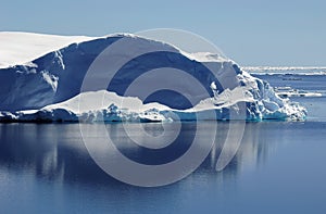 Iceberg in calm waters