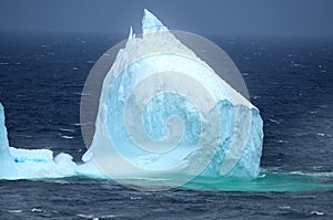Iceberg, Cape Bonavista is a headland located on the east coast of the island of Newfoundland
