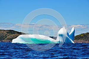 Iceberg, Cape Bonavista is a headland located on the east coast of the island of Newfoundland