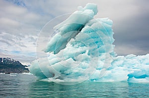 Iceberg, Columbia Glacier, Columbia Bay, Valdez, Alaska photo