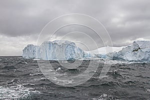 Iceberg in Drake Passage near Shetland Islands