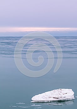 Iceberg at Dusk