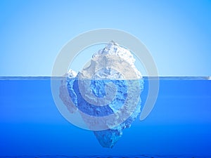 Iceberg floating