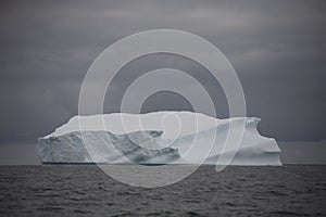 Iceberg floating near Antarctica.