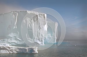 Iceberg in the Fog, Antarctica photo