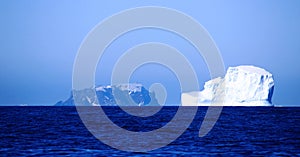 Iceberg in front of Deception Island, Antarctica
