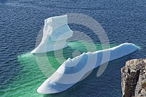 An iceberg grounded at Bonavista