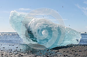 Iceberg at Jokulsarlon Ice Lagoon