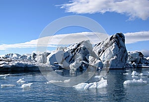 Iceberg in Jokulsarlon Ice Lagoon, Iceland