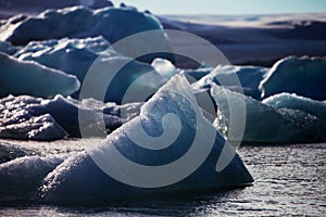 Iceberg Lagoon, Jokulsarlon lake, Iceland