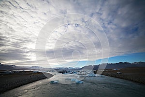 Iceberg Lagoon, Jokulsarlon lake, Iceland