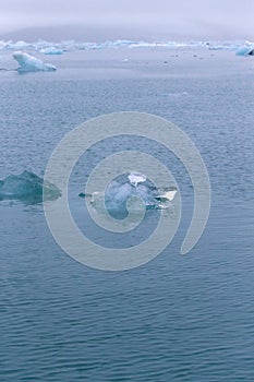 Ledovec laguna Jökulsárlón na jih z island 