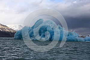 Iceberg in Liefdefjord, Svalbard