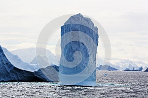 Iceberg in Marguerite Bay, Antarctica