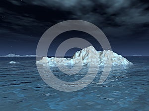 Iceberg in Moonlight