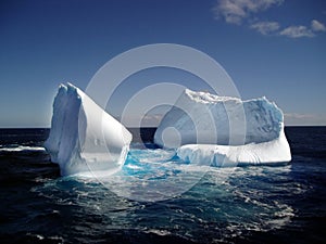 Iceberg in ocean