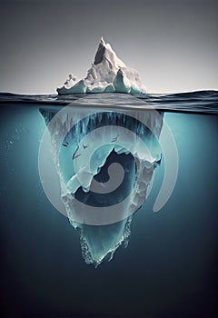 Iceberg In Ocean photo