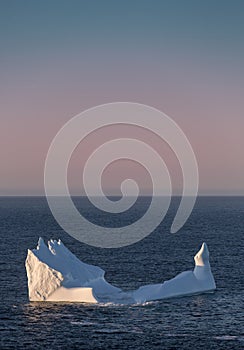 Iceberg off the coast of Newfoundland and Labrador