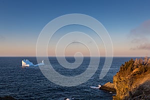 Iceberg off the coast of Newfoundland and Labrador