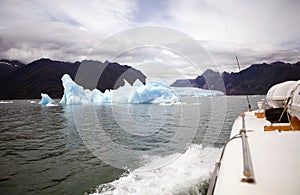 Iceberg at the San Rafael Lagoon, Patagonia, Chile