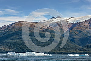 Iceberg from Sawyer glacier in Tracy Arm fjord