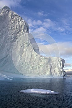 Iceberg in Scoresbysund in Greenland