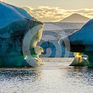 Iceberg at shores of Novaya Zemlya