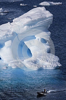 Iceberg slowly melting in Antarctica